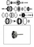 MODIFIED HUB <br> E Clutch to Sungear Shaft