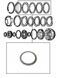 STEEL PLATE <br> C0 & Overdrive Clutch