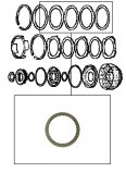 FRICTION PLATE <br> C0 & Overdrive Clutch