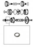 NEEDLE BEARING <br> Sun Gear to  Rear Planet