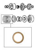 1-SIDED FRICTION PLATE <br> Underdrive Direct Clutch