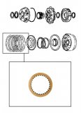 1-SIDED FRICTION PLATE <br> Underdrive Direct Clutch