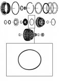 OUTER O-RING <br> B Clutch Damper Piston