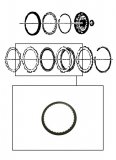 FRICTION PLATE <br> 1-2-3-4 Clutch