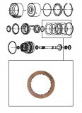 WAVED FRICTION PLATE <br> K1 Clutch