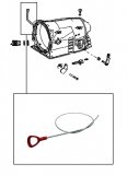 TRANSMISSION DIPSTICK <br> Checking Fluid Level