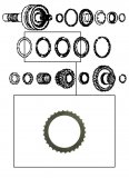 FRICTION PLATE <br> Single Sided <br> KR Clutch