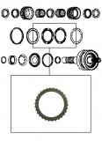 FRICTION PLATE <br> Single Sided <br> K2 Clutch