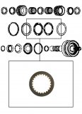 FRICTION PLATE <br> Single Sided <br> K2 Clutch