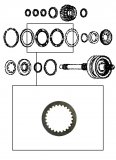 FRICTION PLATE <br> Single Sided <br> K3 Clutch