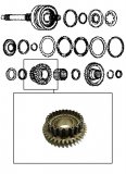 GEAR & HUB <br> Input <br> 4th Gear