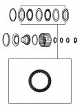 FRICTION PLATE <br> Single Sided <br> K3 Clutch