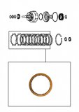 FRICTION PLATE <br> Forward Clutch