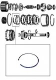 WAVED CIRCLIP RETAINING <br> Overdrive Direct