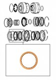 FRICTION PLATE <br>  Overdrive Clutch