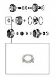 THRUST WASHER <br> Underdrive Clutch Hub