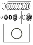 FRICTION PLATE <br> Overdrive Clutch