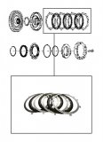 FRICTION & STEEL KIT <br> Underdrive Brake