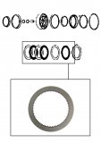 FRICTION PLATE <br> Grooved <br> Second Clutch