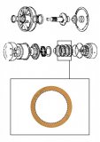 FRICTION PLATE <br> Direct Clutch <br> 1966-1996