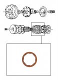 FRICTION  PLATE <br> Forward Clutch