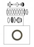 FRICTION PLATE <br> Forward Clutch <br> 1956-1974