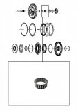 NEEDLE BEARING <br> Primary Shaft to Input Planet