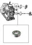 BALL BEARING <br> Secondary Main Shaft