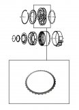 STEEL PLATE <br> Reverse Clutch <br> Ford & Mazda