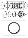 FRICTION PLATE <br>2-6 Clutch
