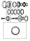 FRICTION PLATE <br> C2 & Direct Clutch