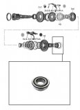 ROLLER BEARING <br> Upper Shaft <br> Rear