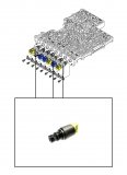 EDS SOLENOID <br> Yelow Connector