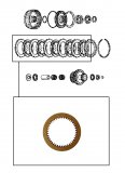 FRICTION PLATE <br> Fourth Clutch