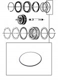 DAMPER D-RING <br> 3-5-Reverse 