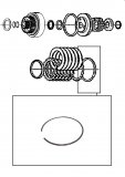 CIRCLIP RETAINING <br> Forward Clutch