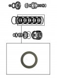 FRICTION PLATE <br> Second Clutch 