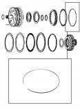 RETAINER CIRCLIP <br> Late Version <br> B1 Brake