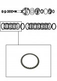 FRICTION PLATE <br> C4 Clutch