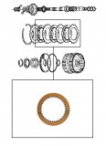 FRICTION PLATE <br> First Clutch