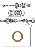 FRICTION PLATE <br> First Hold Clutch