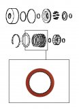 FRICTION PLATE <br> Smooth <br> Forward Clutch