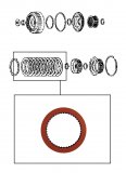 FRICTION PLATE  <br> Smooth <br> Forward Clutch