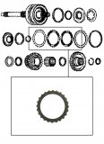 FRICTION PLATE <br> Single Sided <br> K4 Clutch