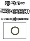 FRICTION PLATE <br>Low Hold Clutch
