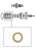 FRICTION PLATE <br> First Clutch