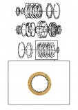 FRICTION PLATE <br> Fourth Clutch