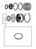 RETAINING CLIP <br> Underdrive Low Clutch