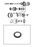 NEEDLE BEARING <br> Planet to Sun Gear