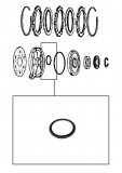 INNER LIP SEAL  <br> Overdrive Brake Piston